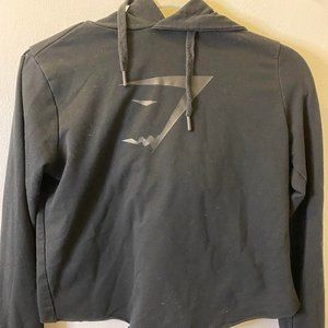 Gymshark Cross Back Black Hoodie